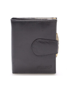 Dámská stylová kožená peněženka černá - Ellini Dahlia černá