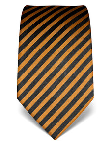 Okrová pruhovaná kravata Vincenzo Boretti 21969