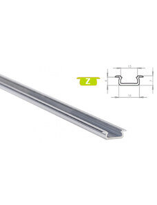 BERGE Hliníkový Profil pro LED pásky Z zápustný 2m