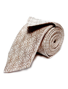 Brinkleys - Carlo Cardini Úzká kravata s kapesníčkem Brinkleys - béžová