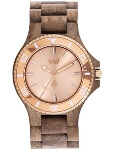 WEWOOD DATE MB NUT ROUGH ROSE GOLD