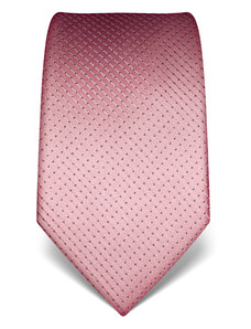 Vincenzo Boretti Růžová manažerská kravata s prošitím V. Boretti 21991