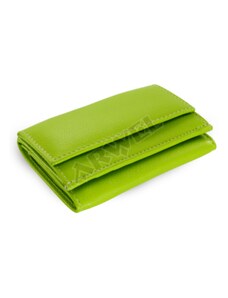 Arwel Kožená mini peněženka - zelená