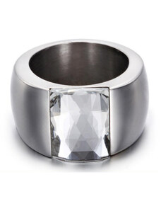 Amparo Miranda Nerezový prsten Crystal CG1178 Steel