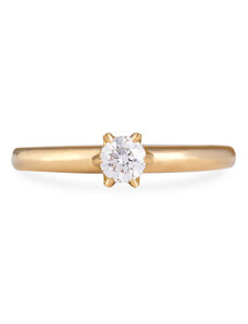 A-diamond.eu jewels Zlatý prstýnek s přírodním diamantem 551