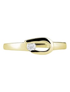 A-diamond.eu jewels Prstýnek zlatý s přírodním diamantem 557