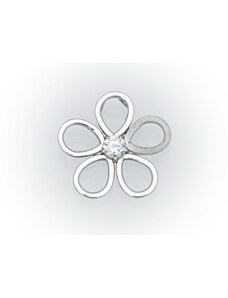 A-diamond.eu jewels Přívěsek květina s briliantem