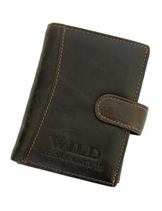 Pánská kožená peněženka Wild Things Only 5502 tmavě hnědá