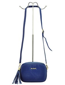 Kožená crossbody kabelka Pierre Cardin FRZ 1501 modrá