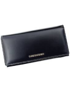 Tmavěmodro-béžová kožená peněženka Gregorio N106