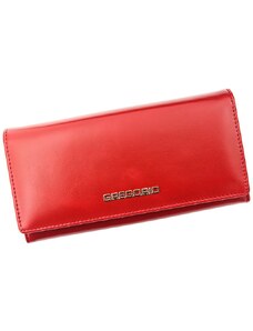 Celočervená kožená peněženka Gregorio N106