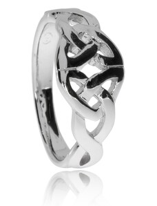 SilverRepublic Stříbrný prsten se vzorem smyček - Velikost 48