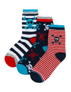 Cotton Rich Chlapecké ponožky B (vel 23-36) 3 páry