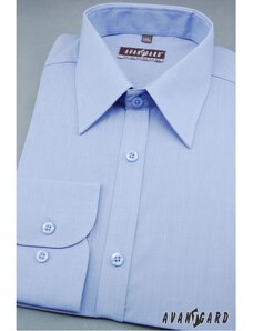 Pánská košile KLASIK středně modrá dlouhý rukáv Avantgard 527-299-40/182