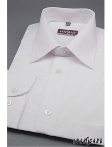 Pánská košile KLASIK s dlouhým rukávem Bílá Avantgard 527-01-44/182