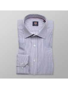 Willsoor Pánská slim fit košile London 8715 v bílé barvě s proužky a úpravou 2W Plus