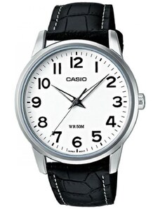 Pánské hodinky Casio, s koženým řemínkem - GLAMI.cz