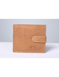 Loranzo Pánská peněženka Wild Things Only, světle hnědá, broušená kůže, 985
