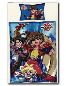 DISNEY Povlečení do dětské postýlky Bakugan modrý