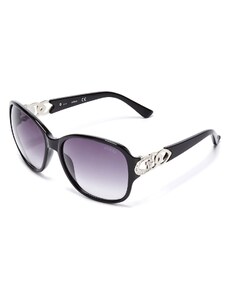 Outlet - GUESS brýle Oversized Chain-Trim Sunglasses černé, 34