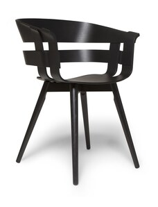 Design House Stockholm Dřevěná židle Wick jasan černý
