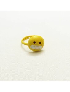 Žlutý smajlík, dětský prstýnek