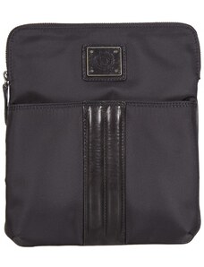 Černá taška přes rameno nylon+kůže OGGI 201, BUGATTI