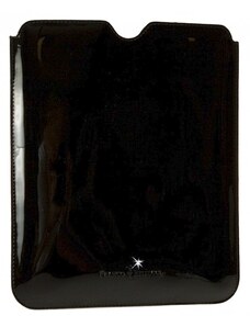 Luxusní černé kožené pouzdro na tablet, FRANCO BELLUCCI