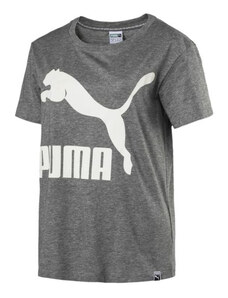 Puma Archive Logo Tee Medium Gray Heather