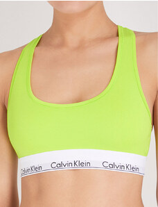 Sportovní podprsenka F3785E - ZIR - Neon žlutá - Calvin Klein