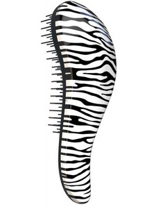 Dtangler Hair Brush zebra white