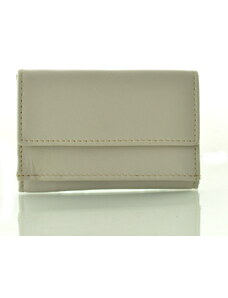 Arwel Kožená mini peněženka - krémová