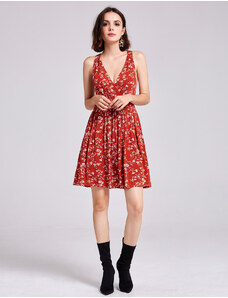 Ever Pretty červené letní šaty 5756