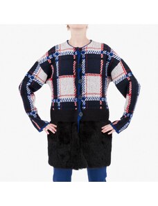 Barevný svetr-kabát Armani Jeans S