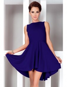 Dámské asymetrické šaty Lacosta - Exclusive modré, Velikost L, Barva Modrá NUMOCO 33-5