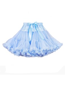 ADELO Tutu sukně dámská tylová extra - světle modrá
