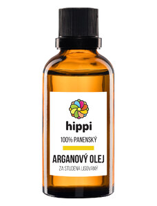 Hippi Organic - 100% panenský arganový olej na tělo, vlasy a pleť 100 ml