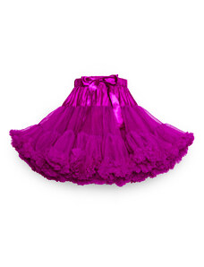 ADELO Tutu sukně dámská tylová extra - fialová fuchsie