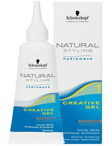 Schwarzkopf Professional Natural Styling Hydrowave Creative Gel 50ml, 1 - normální až lehce porézní vlasy