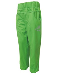 Hippokids Dětské Tenké Softshellové kalhoty zelené