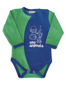oblečení pro miminka, kojenecké oblečení, kojenecké body Sea Navy - Hippokids