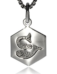 SilverRepublic Stříbrný přívěsek - Znamení Ryb