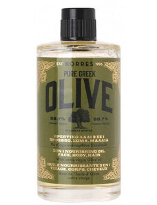 Korres Pure Greek Olive Nourishing Oil 3in1 For Face/Body/Hair 100ml