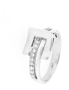 Stříbrný prsten MG s kameny ITS24001A