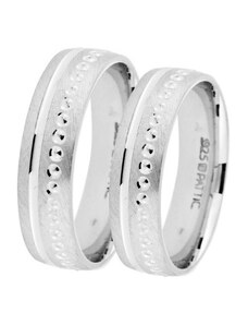 Stříbrný snubní prsten PATTIC AF1182