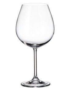 KUSOVKA Crystalite Bohemia Sklenice na víno COLIBRI 650 ml