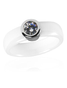 Dámský keramický prsten se zirkonem Viktorie S52120