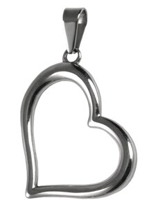 BM Jewellery Dámský přívěsek srdce 3,6 x 3 cm Valentýn z chirurgické oceli S57040