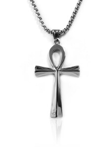 BM Jewellery Pánský náhrdelník z chirurgické oceli 4,4 cm - Nilský kříž S88120