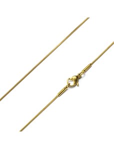 BM Jewellery Řetízek gold 45 x 0,13 cm z chirurgické oceli S174040